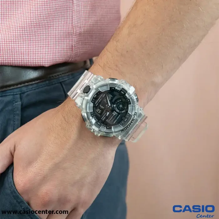 ساعت مچی مردانه کاسیو جی شاک اصل مدل GA-700SKE-7A