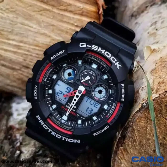 ساعت مچی مردانه کاسیو جی شاک اصل مدل GA-100-1A4