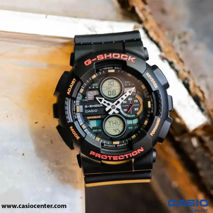 ساعت مچی مردانه کاسیو جی شاک اصل مدل GA-140-1A4