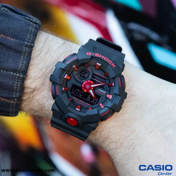 ساعت مچی مردانه کاسیو جی شاک اصل مدل GA-700BNR-1ADR