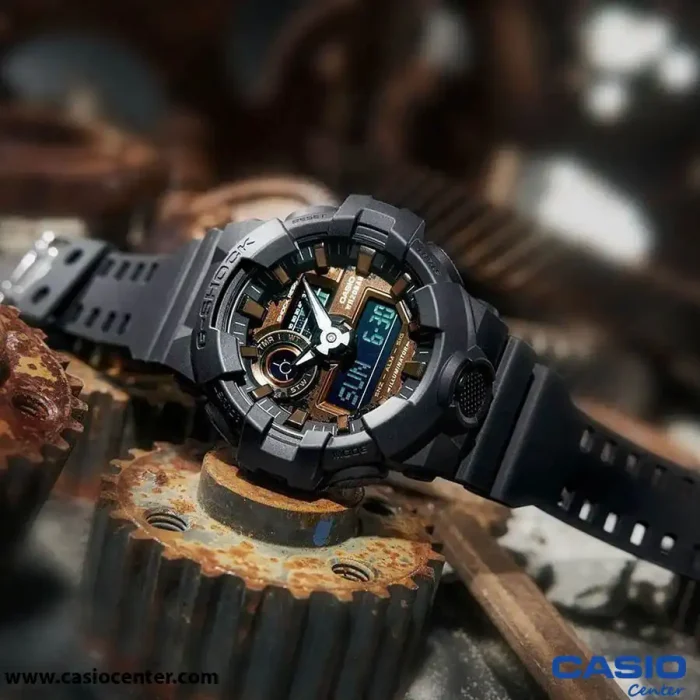 ساعت مچی مردانه کاسیو جی شاک اصل مدل GA-700RC-1ADR