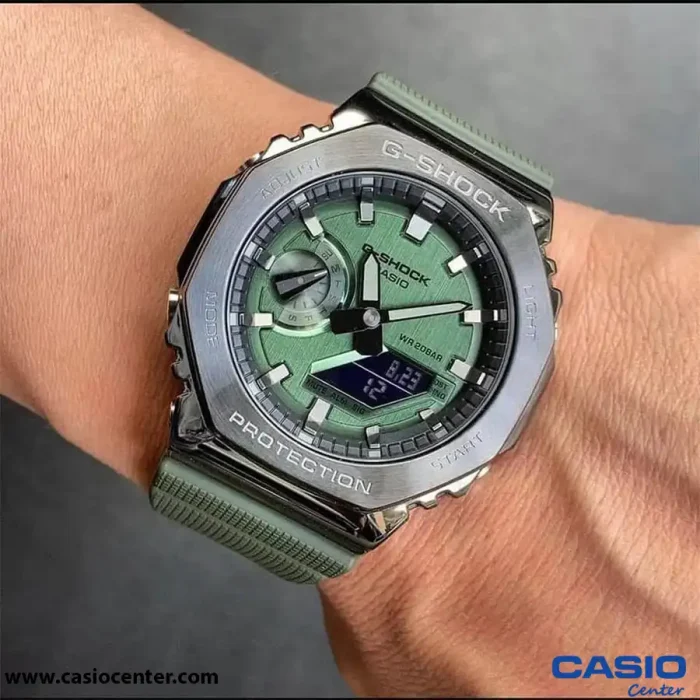 ساعت مچی مردانه کاسیو جی شاک اصل مدل GM-2100B-3ADR
