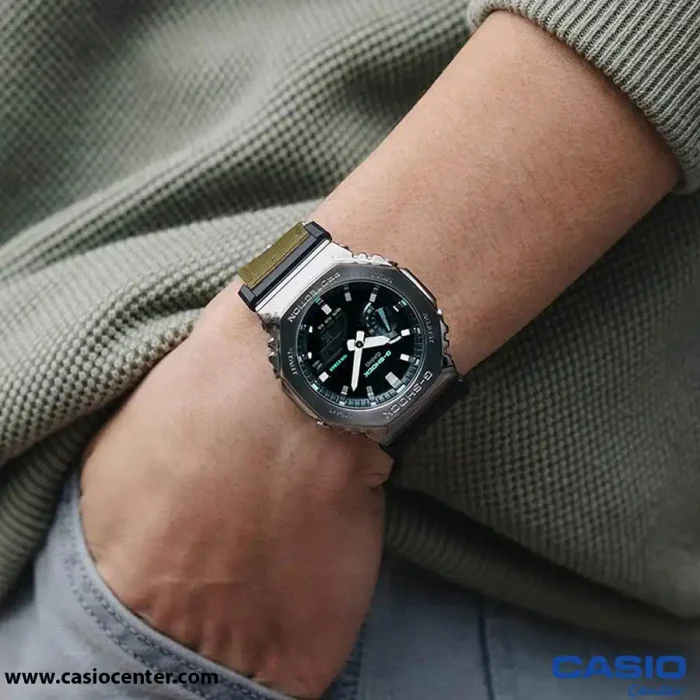 ساعت مچی مردانه کاسیو جی شاک اصل مدل GM-2100CB-3ADR