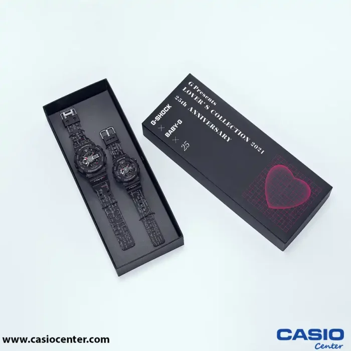 ساعت مچی ست جی شاک G-Shock و بیبی جی BABY-G مدل LOV-21A-1ADR