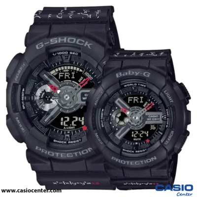 ساعت مچی ست جی شاک G-Shock و بیبی جی BABY-G مدل LOV-21A-1ADR
