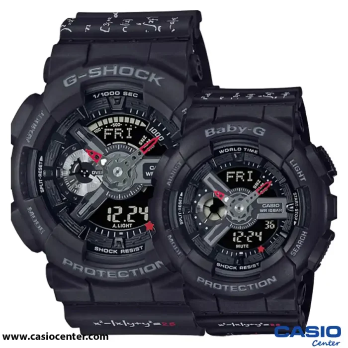 ساعت مچی ست جی شاک G-Shock و بیبی جی BABY-G مدل LOV-21A-1ADR
