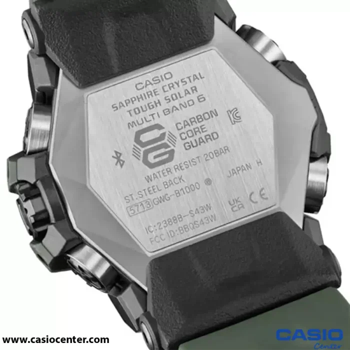 ساعت مچی مردانه کاسیو جی شاک اصل مدل GWG-B1000-3ADR