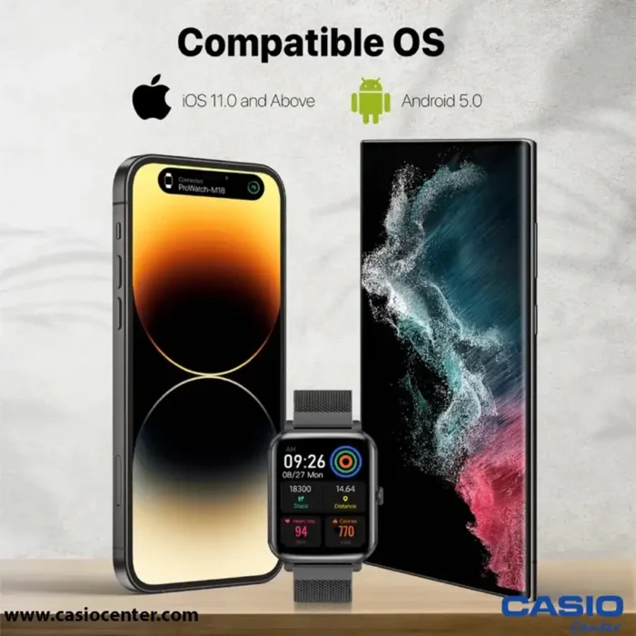 ساعت هوشمند پرومیت مدل PROWATCH-M18.GRAPHITE