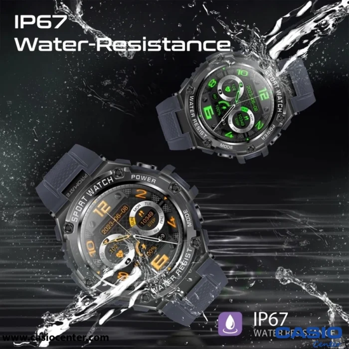 ساعت هوشمند پرومیت مدل XWATCH-R19.GREY با صفحه گرد و قابلیت تماس بلوتوثی