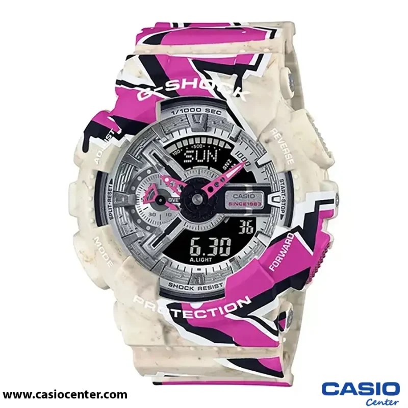 ساعت مچی زنانه کاسیو جی شاک اصل مدل Ga-110Ss-1Adr